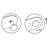 Choppy Bike Wheel Lock Caps